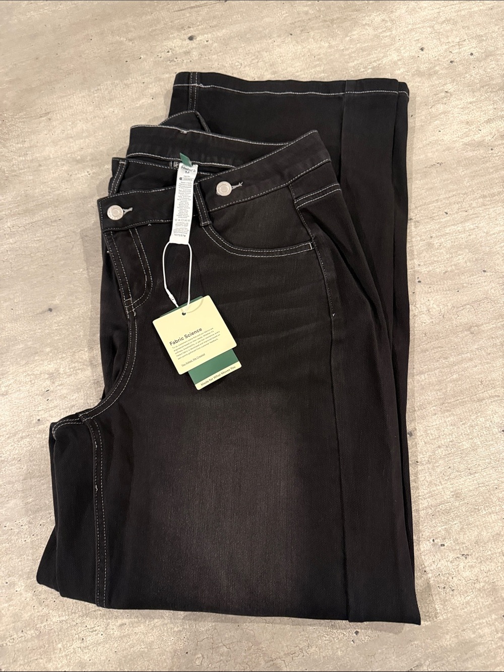 HALARA Black High-Waist Wide-Leg Jeans - Picture 3 of 4